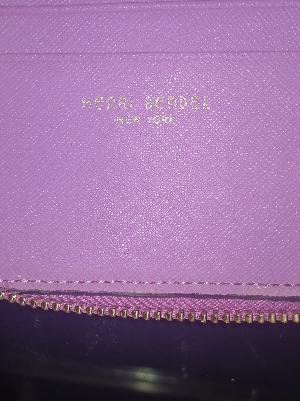 henri bendel pink grommet tote with matching wallet - Picture 14 of 16